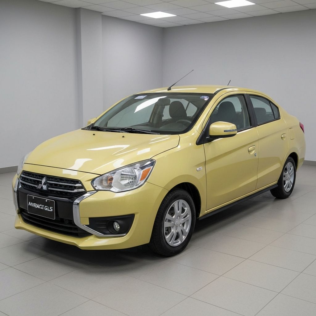 2020 Mitsubishi Mirage G4 in Sand Yellow