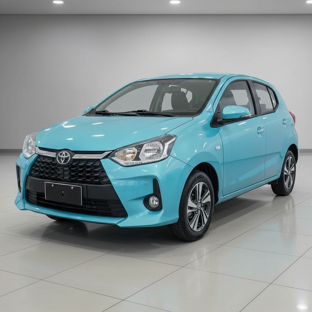 2021 Toyota Wigo in Cyan Metallic